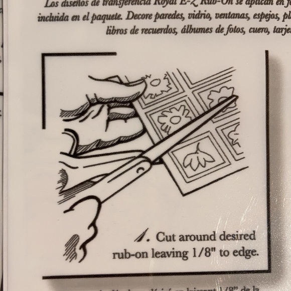 E-Z rub on transfers acid free smooth fun fast art project - Picture 14 of 16